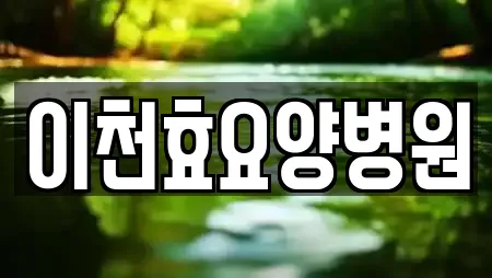 이천효요양병원