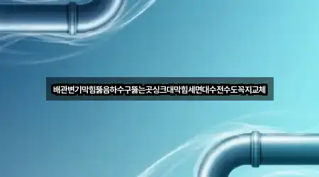 배관변기막힘뚫음하수구뚫는곳싱크대막힘세면대수전수도꼭지교체