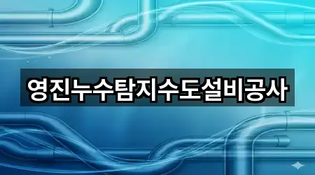 영진누수탐지수도설비공사