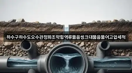하수구하수도오수관정화조막힘역류뚫음씽크대뚫음뚫어고압세척