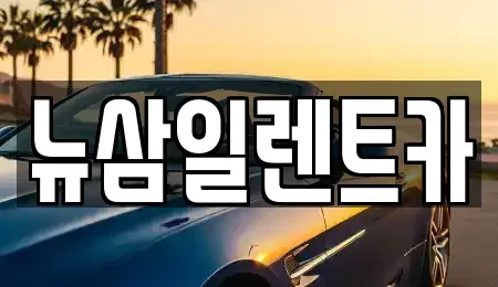 대구 서구 상리동 렌트카 전문 뉴삼일렌트카