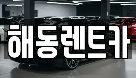 서울특별시 동작구 상도1동 렌트카 전문 해동렌트카
