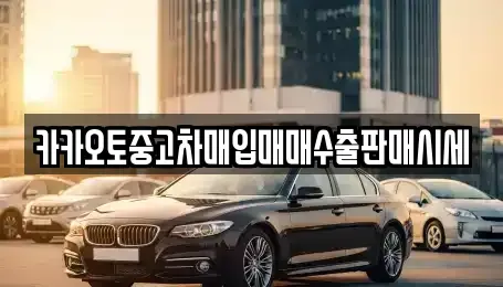 인천 중구 관동1가 중고차매입 전문 카카오토중고차매입매매수출판매시세